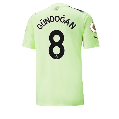 Dres Manchester City Ilkay Gundogan #8 Rezervni 2022-23 Kratak Rukav